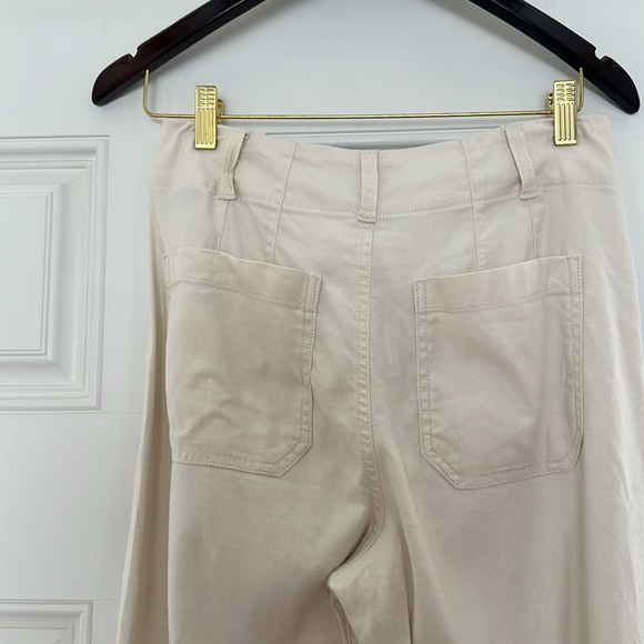 Anthro Maeve linen blend Collette pants - Picture 3 of 3